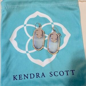 Kendra Scott Elle + Drusy Iridescent and Gold Earrings
